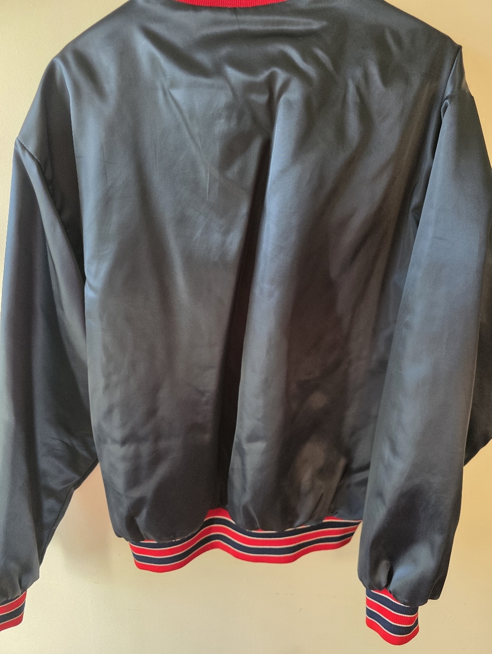 Swingster Vintage Boston Red Sox Satin Jacket Excellent Made in USA Large 1980s - Picture 7 of 12